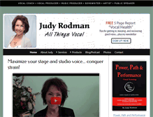 Tablet Screenshot of judyrodman.com